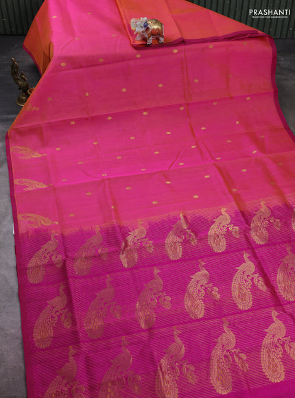 Pink & Magenta Pink Gems Of Silk Cotton - Buttas