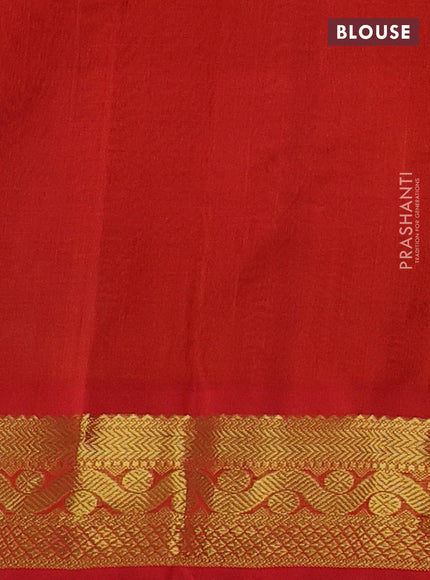 Cs Blue & Red Gems Of Silk Cotton - Palum Pazhamum