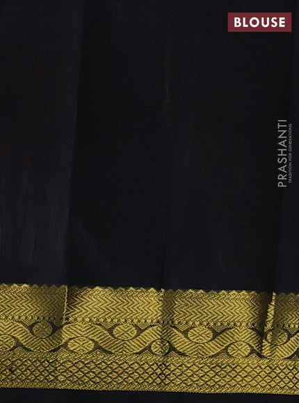 Red & Black Gems Of Silk Cotton - Palum Pazhamum
