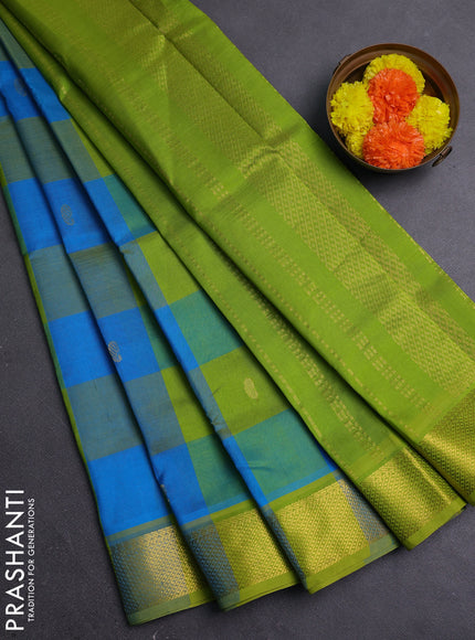 Cs Blue & Green Gems Of Silk Cotton - Palum Pazhamum