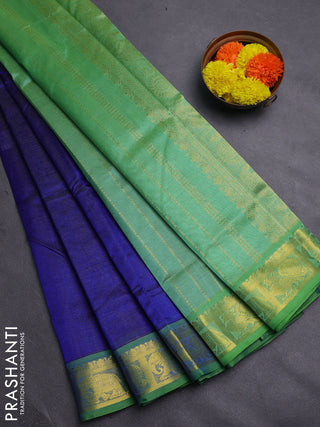 Blue & Green Gems Of Silk Cotton - Vairaosi
