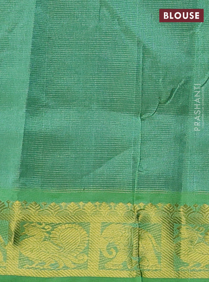 Blue & Green Gems Of Silk Cotton - Vairaosi