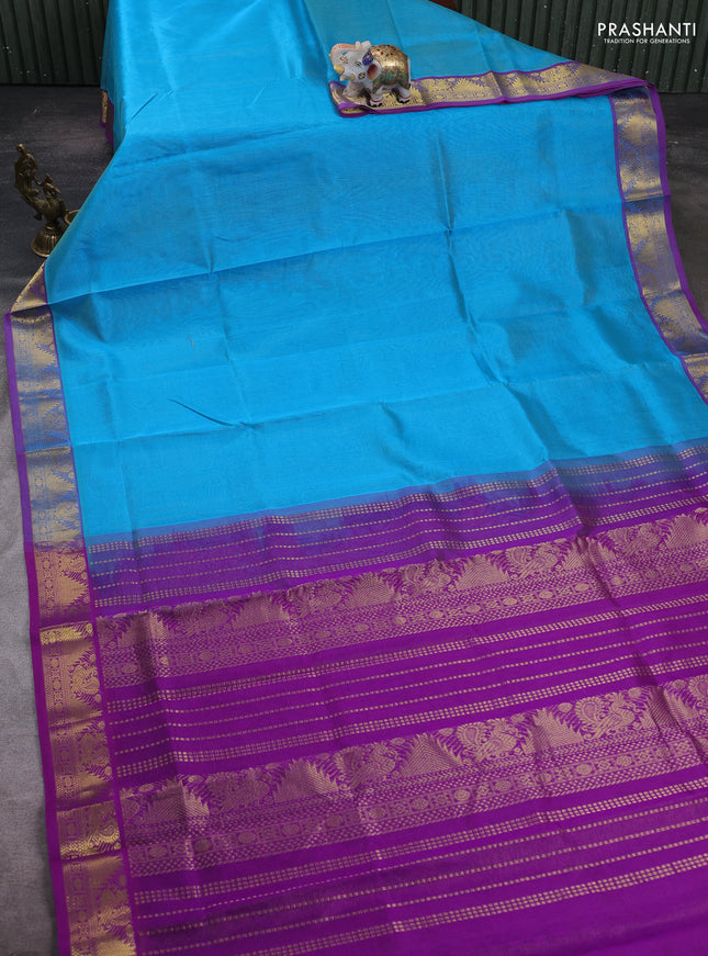 Cs Blue & Purple Gems Of Silk Cotton - Vairaosi