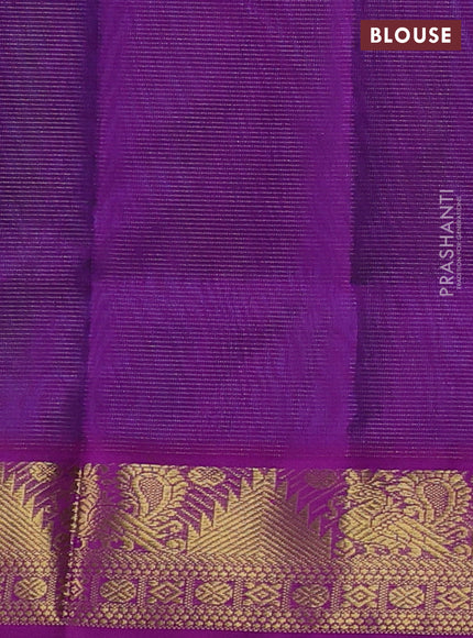 Cs Blue & Purple Gems Of Silk Cotton - Vairaosi