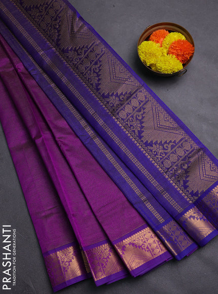 Purple & Blue Gems Of Silk Cotton - Vairaosi