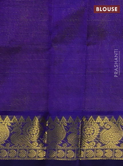 Pink & Blue Gems Of Silk Cotton - Vairaosi