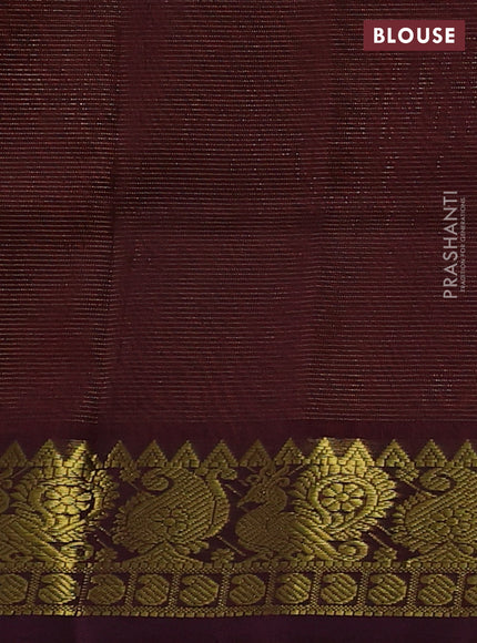 Red & Maroon Gems Of Silk Cotton - Vairaosi