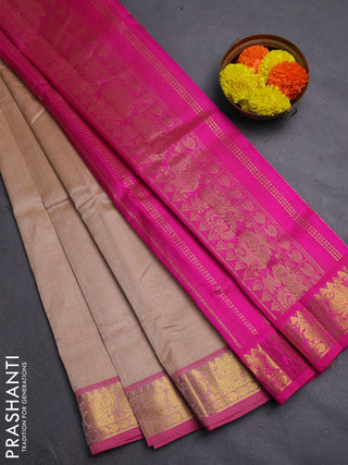 Peach  & Pink Gems Of Silk Cotton - Vairaosi