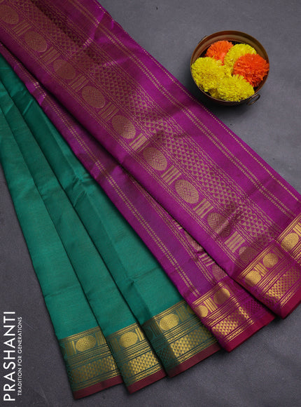 Green & Purple Gems Of Silk Cotton - Vairaosi