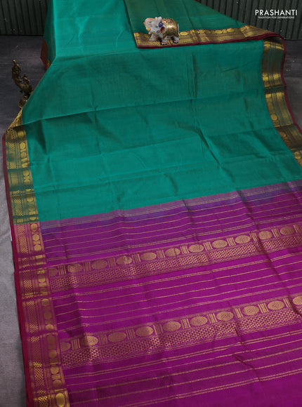 Green & Purple Gems Of Silk Cotton - Vairaosi