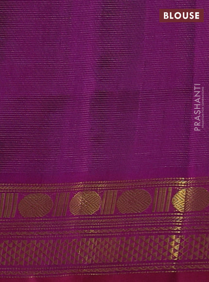 Green & Purple Gems Of Silk Cotton - Vairaosi