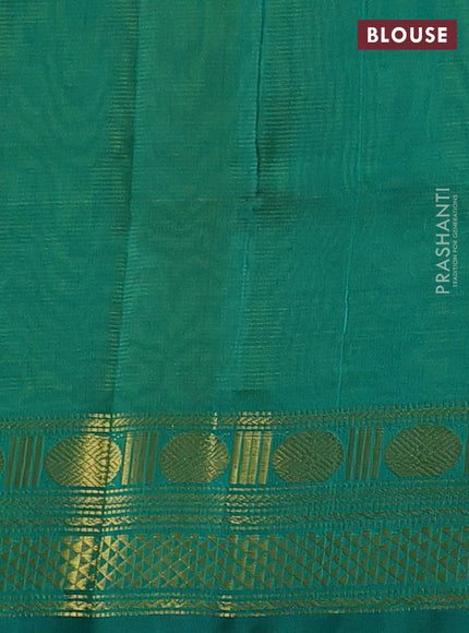 Mustard Green & Green Gems Of Silk Cotton - Vairaosi