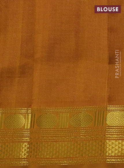 Pink & Mustard Yellow Gems Of Silk Cotton - Vairaosi