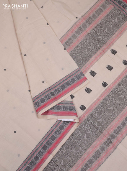 Off White Kanchi Cotton - Buttas