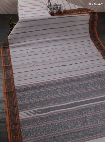 Off White Kanchi Cotton Saree