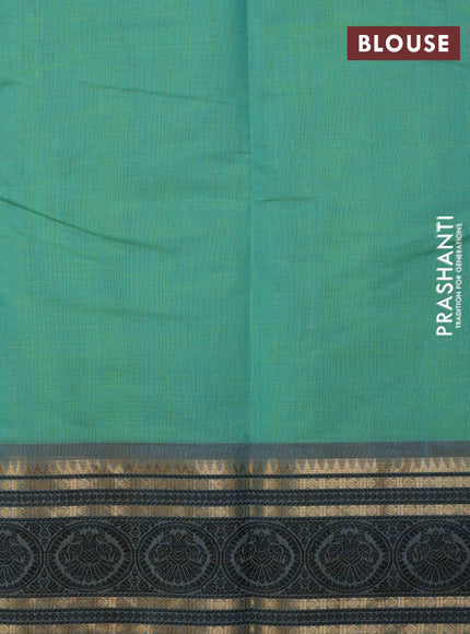 Teal Green Kanchi Cotton - Buttas
