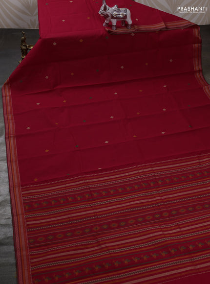 Red Kanchi Cotton - Buttas