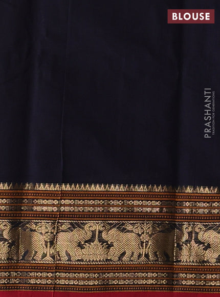 Black Kanchi Cotton - Checks