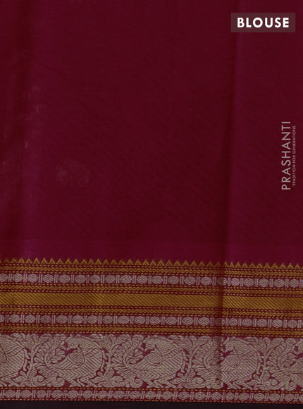 Maroon Kanchi Cotton - Buttas