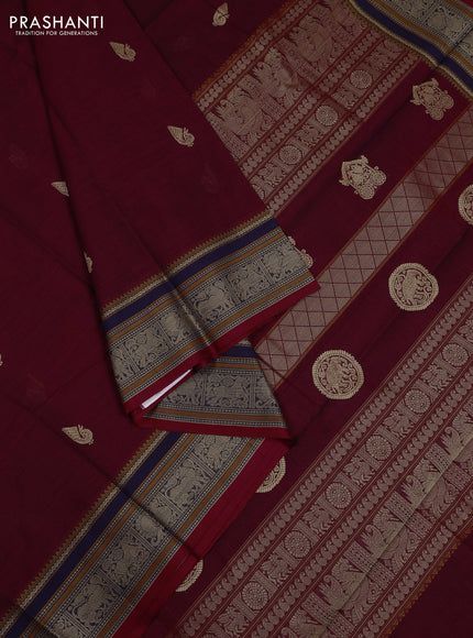 Magenta Pink Kanchi Cotton - Buttas