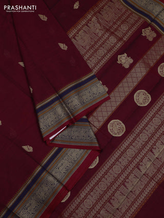 Magenta Pink Kanchi Cotton - Buttas