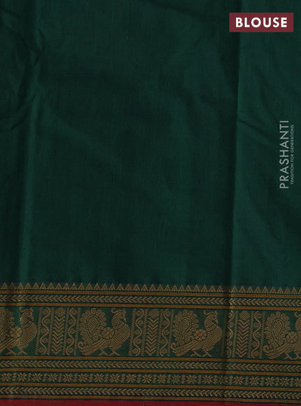 Green Kanchi Cotton - Checks