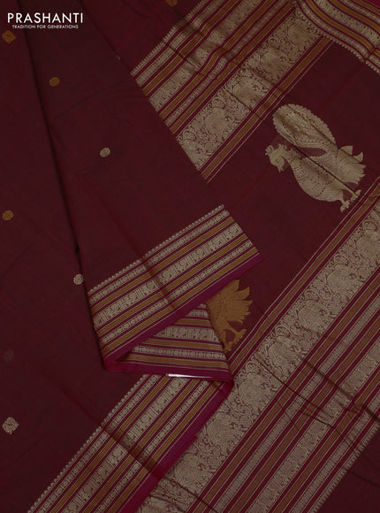Maroon & Red Kanchi Cotton - Buttas