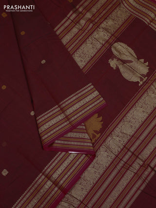 Maroon & Red Kanchi Cotton - Buttas