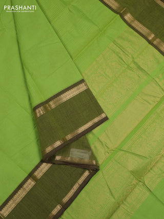 Green Kanchi Cotton Saree