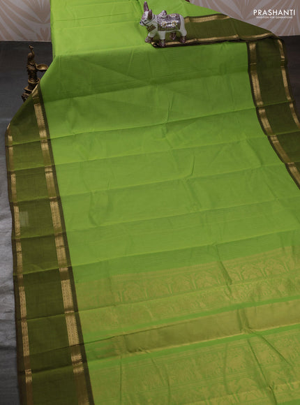 Green Kanchi Cotton Saree