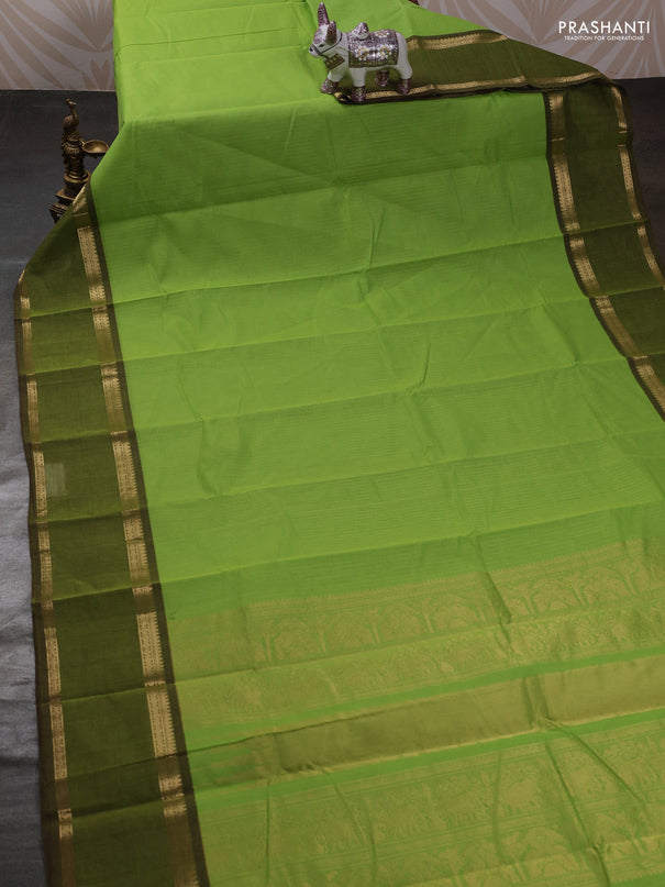 Green Kanchi Cotton Saree