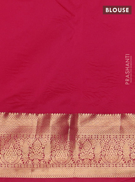 Light Pink & Pink Bangalori Silk - Buttas