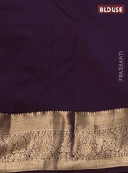 Magenta Pink & Maroon Bangalori Silk - Buttas – Prashanti Sarees