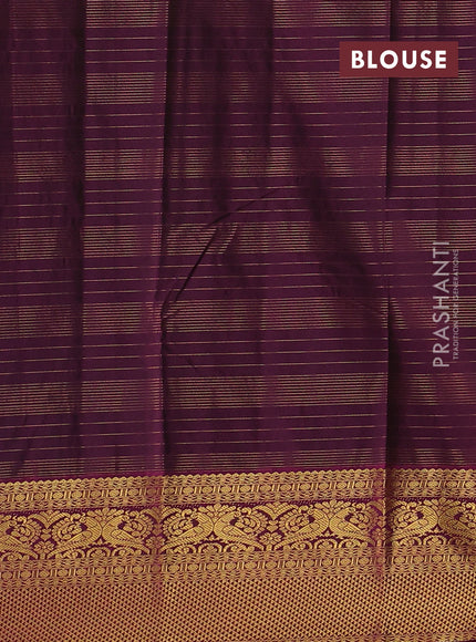 Yellow & Pink Semi Kanchipram Silk - Buttas