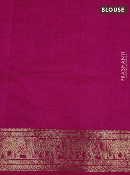 Pink Kanchipuram Silk Cotton - Velthari
