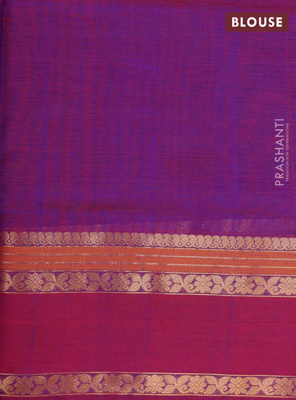 Pink Kanchipuram Silk Cotton - Laksha Deepam