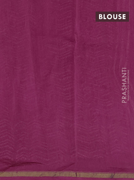 Pink Chanderi Bagru Saree