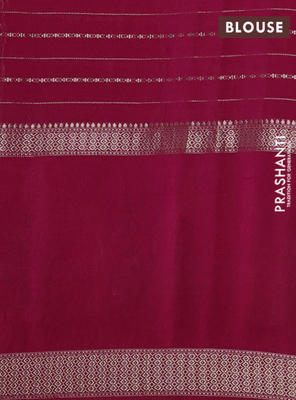 Pink Semi Chanderi - Embroidery