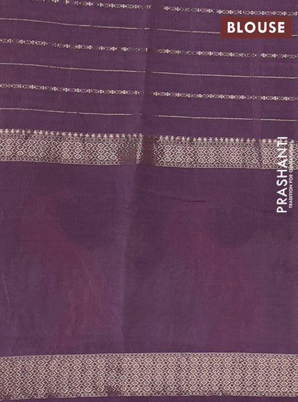Pastel Lavender Semi Chanderi - Embroidery
