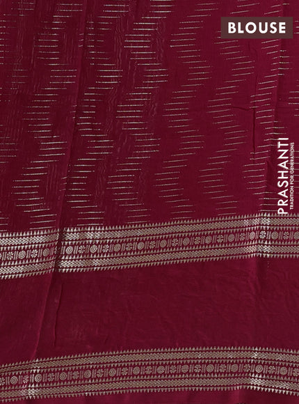 Pink Semi Chanderi - Embroidery