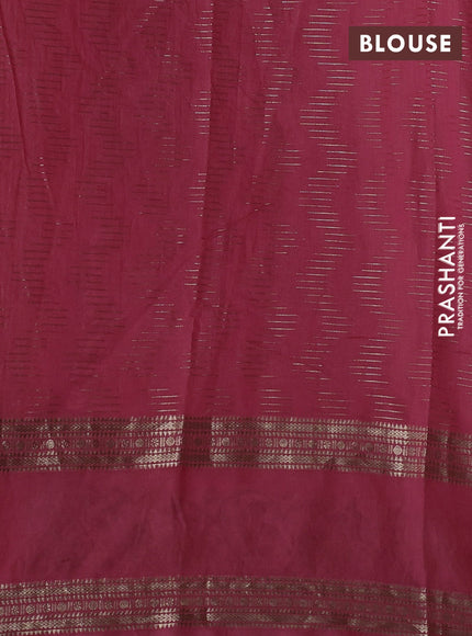 Peach Pink Semi Chanderi - Embroidery