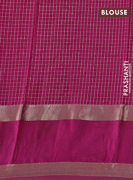 Pink Semi Chanderi - Embroidery