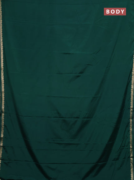 Green Semi Mysore Silk Saree