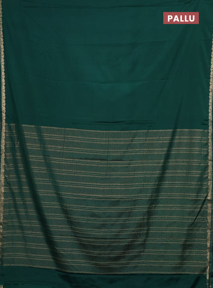 Green Semi Mysore Silk Saree