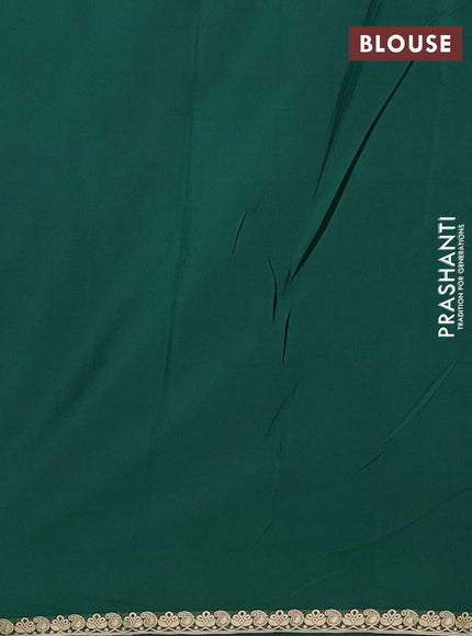Green Semi Mysore Silk Saree