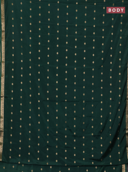 Green Semi Mysore Silk Saree