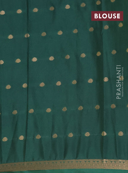 Green Semi Mysore Silk Saree