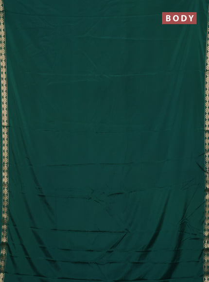 Green Semi Mysore Silk Saree