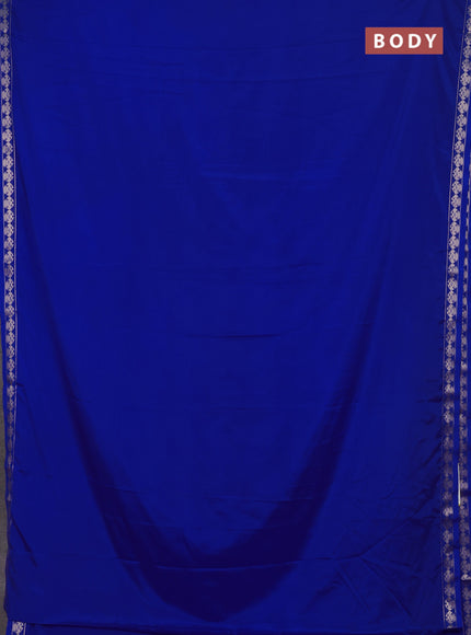 Blue Semi Mysore Silk Saree