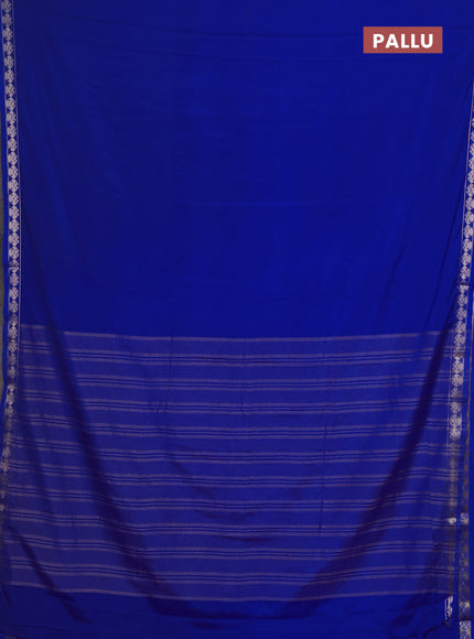 Blue Semi Mysore Silk Saree